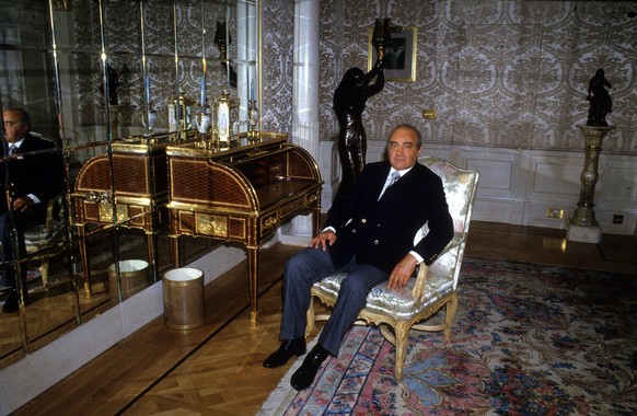 Mohamed Al Fayed 2042369 Mohamed Al Fayed by Unknown photographer, 20th century add.info.: Egyptian multimillionaire Mohammed Muhammad Al Fayed owner of Harrods department store here in England 1985.  ...