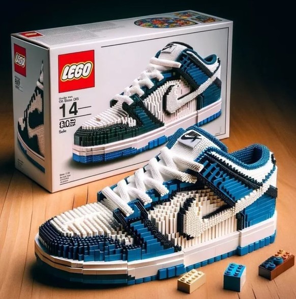 KI-Lego-Set Nike Schuhe