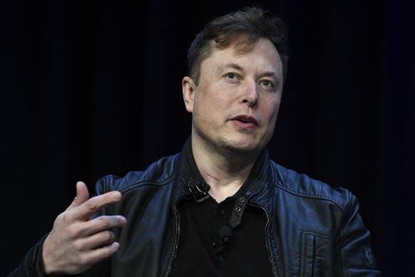 FILE - Tesla and SpaceX CEO Elon Musk speaks at the SATELLITE Conference and Exhibition, March 9, 2020, in Washington. (AP Photo/Susan Walsh, File)
Elon Musk
