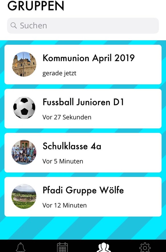 Mit der App kann jeder Nutzer Gruppen gründen und über Termine informieren.&nbsp;