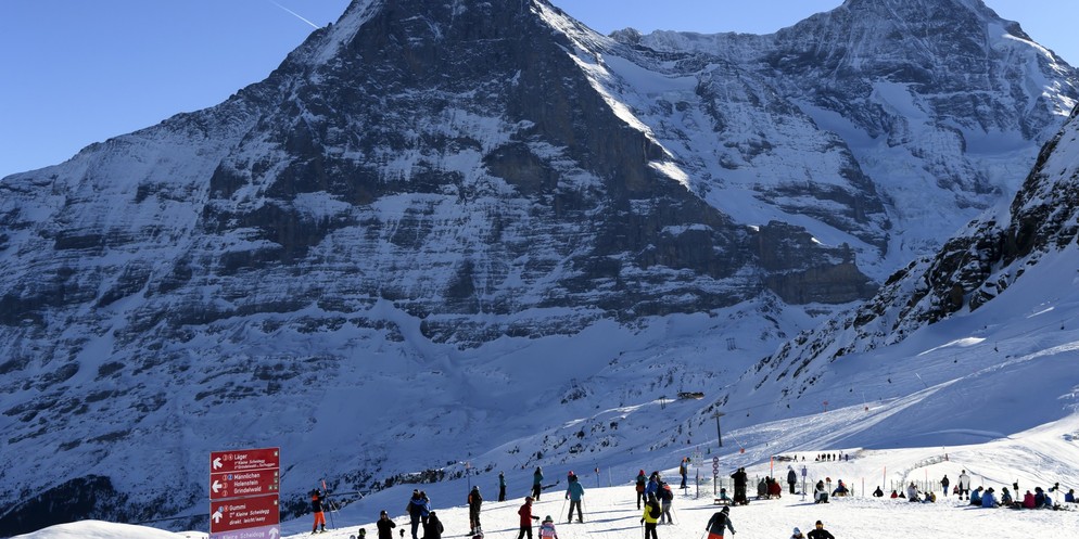Das Jungfrau-Skigebiet mit Ausblick auf Eiger und Mönch. (Archivbild)