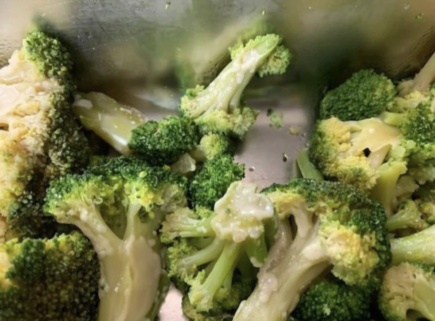Auch auf dem Broccoli spross der Schimmel.