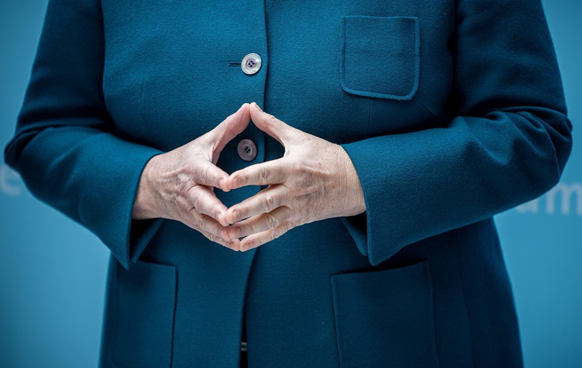 Die Raute – das Markenzeichen von Angela Merkel