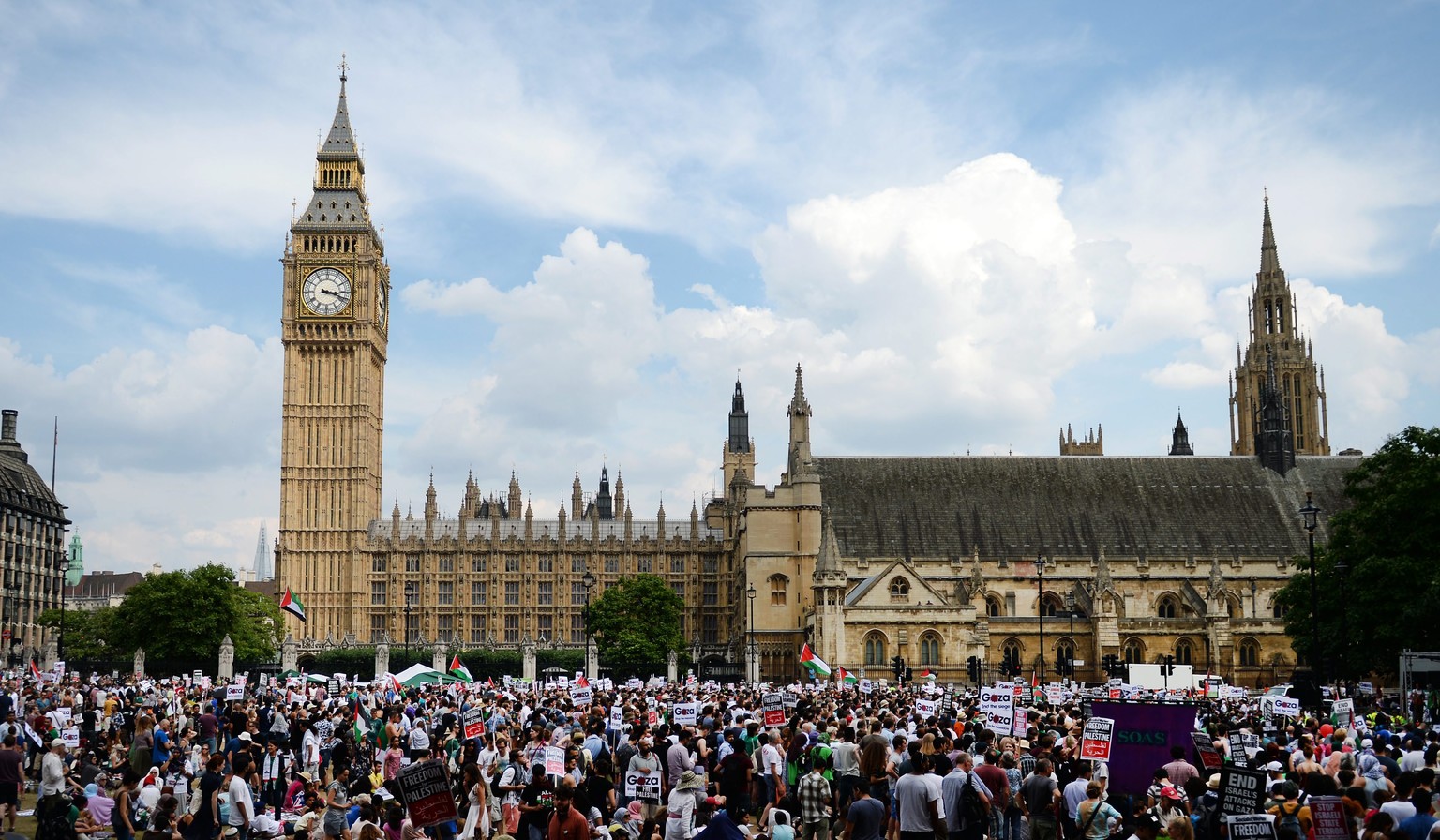 Demonstration in London.