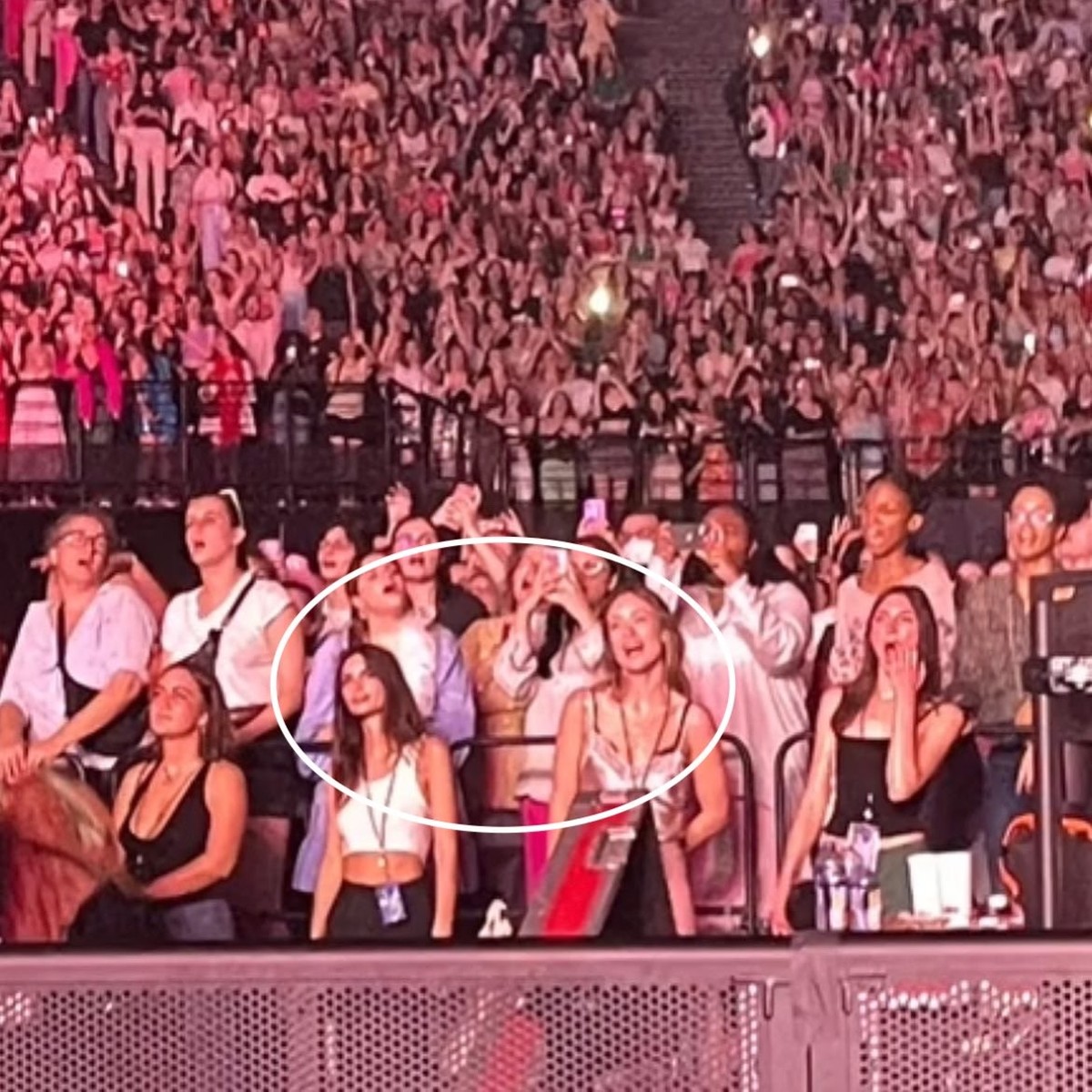 Emrata et Olivia Wilde au concert d'Harry Styles à Paris