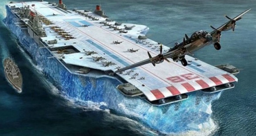 Das eisige Monsterschiff, das den deutschen U-Booten den Garaus hätte machen sollen