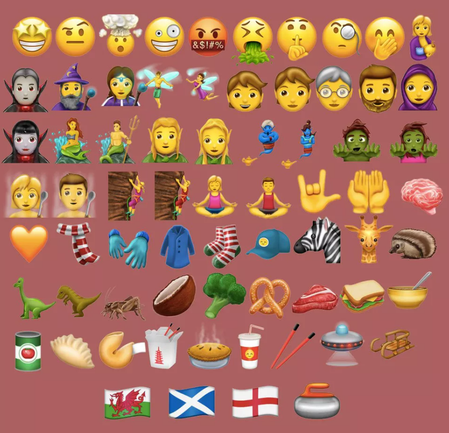 Diese neuen Emojis werden voraussichtlich ab Juni zur Verfügung stehen. &nbsp;