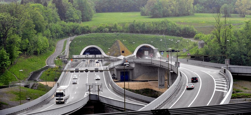 Der Uetlibergtunnel in Richtung Chur bleibt voraussichtlich bis 23 Uhr gesperrt.&nbsp;