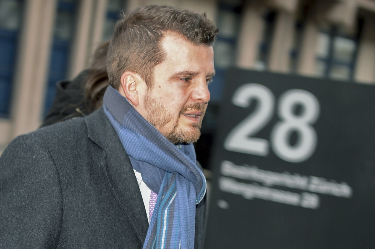 ARCHIVBILD ZUR VERURTEILUNG VON SVP-POLITIKER HERMANN LEI IN DER "AFFAERE HILDEBRAND" --- Der Thurgauer SVP-Kantonsrat Hermann Lei vor dem Zuercher Bezirksgericht am Dienstag, 26. Januar 201 ...