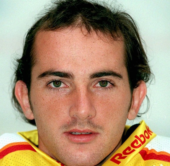 Martin Gerber im Jahre 1998, damals übrigens auch Goalie der Inline-Hockey-Nationalmannschaft.