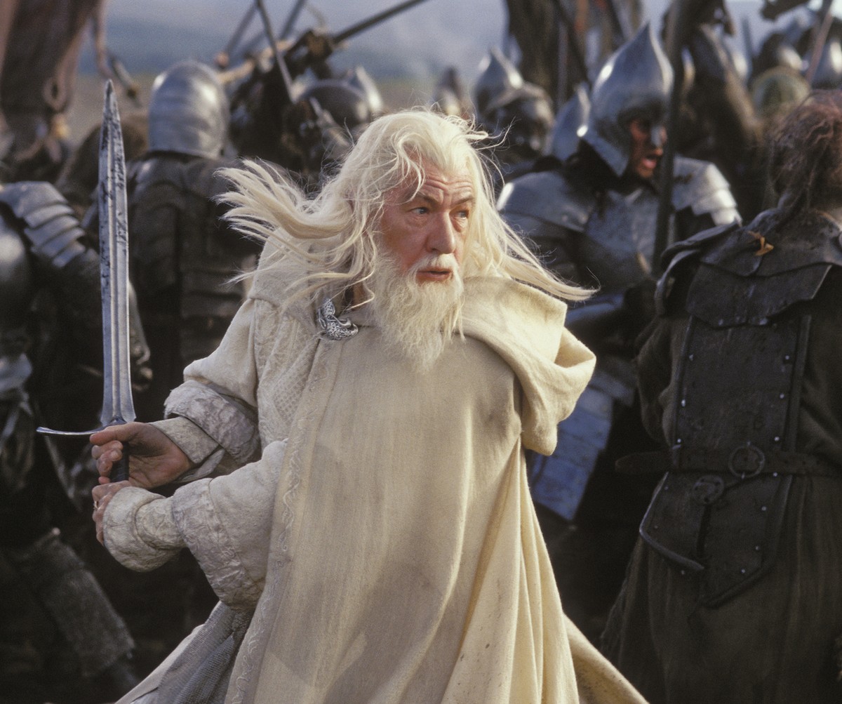 Ian McKellen as Gandalf battles evil in this undated promotional photo from New Lines epic film, The Lord of the Rings: The Return of the King." The New York Film Critics Circle on Monday Dec. 15 ...