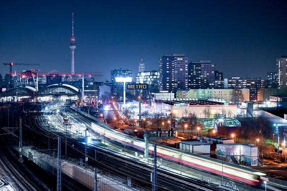 epa10455796 View of central part of Berlin with TV tower in background, Germany, 08 February 2023. German Berlin City state, one of 16 federal country states, has to rerun last year?s regional electio ...