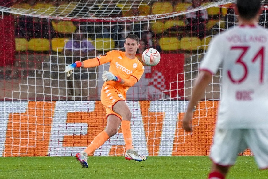 Alexander Nubel AS Monaco FOOTBALL : AS Monaco vs Etoile Rouge de Belgrade - Europa League - Phase de groupe H - Monaco - 03/11/2022 NorbertScanella/Panoramic PUBLICATIONxNOTxINxFRAxITAxBEL