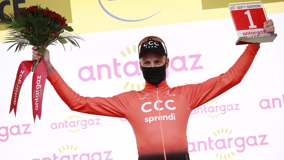 Auch Michael Schär kommt aus der Tour de France, wo er sich regelmässig angriffig zeigte und in einer Etappe als kämpferischster Fahrer ausgezeichnet wurde.