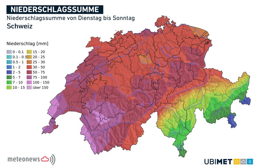 Niederschlag Regen Menge