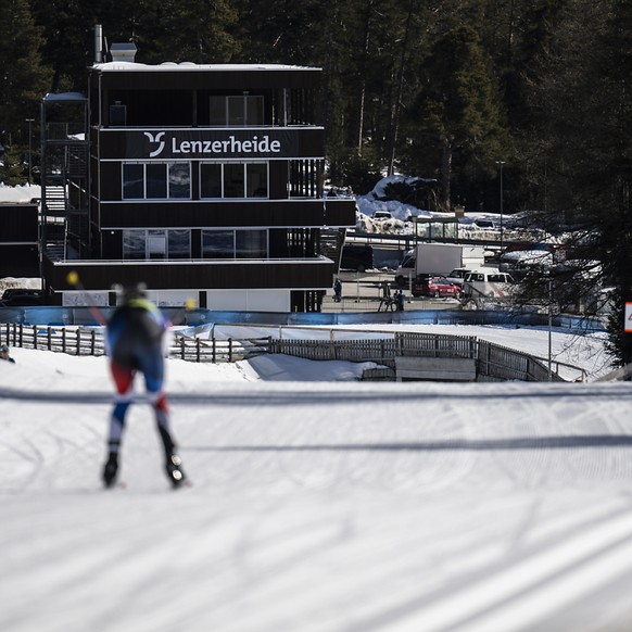 Une image des installations de Lenzerheide, th��tre des Championnats du monde en 2025.