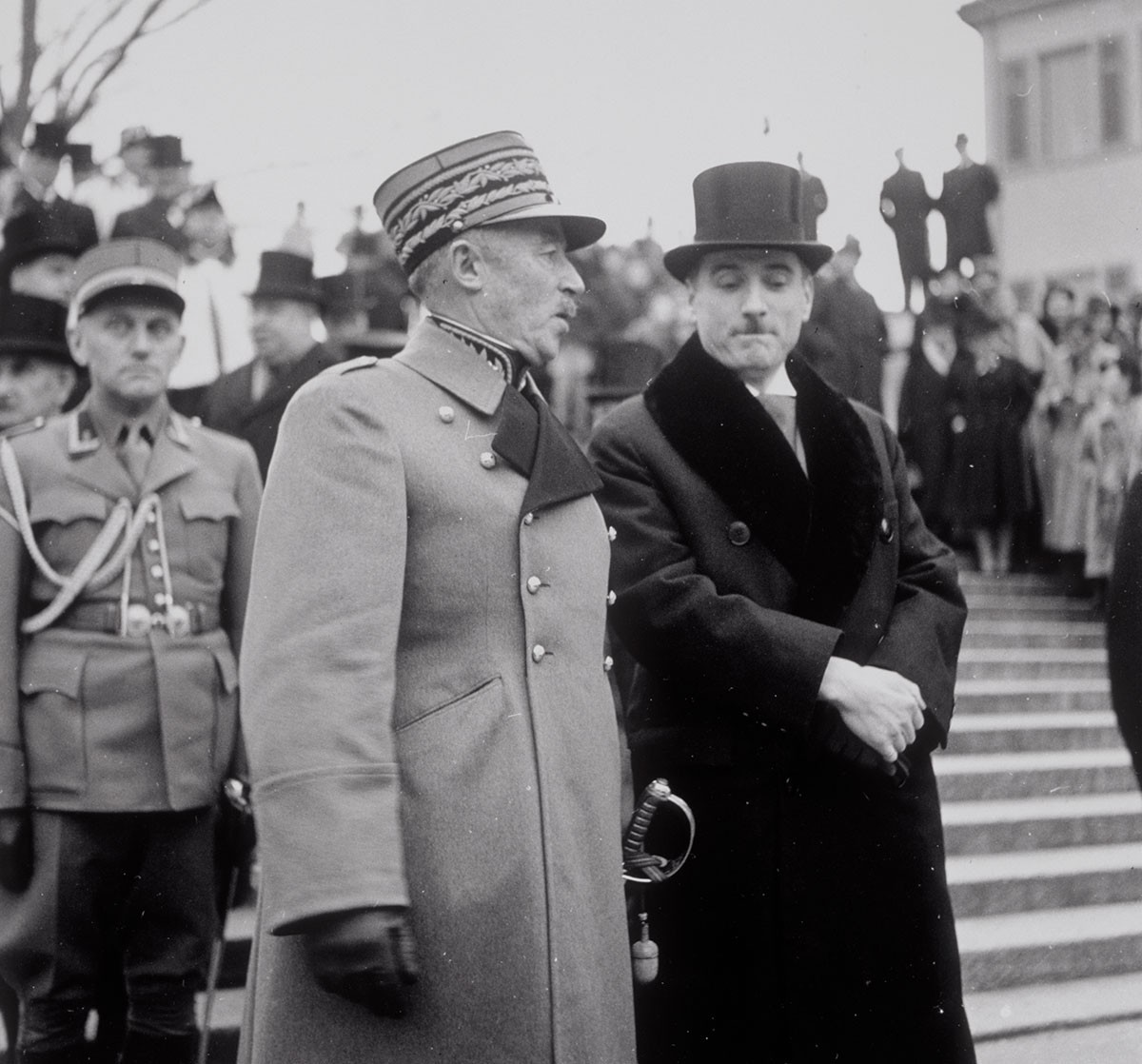 Keine Freunde: Henri Guisan und Marcel Pilet-Golaz im Dezember 1939.