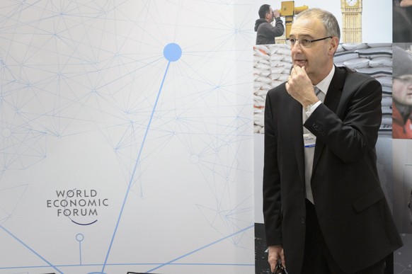 Guy Parmelin am WEF in Davos.