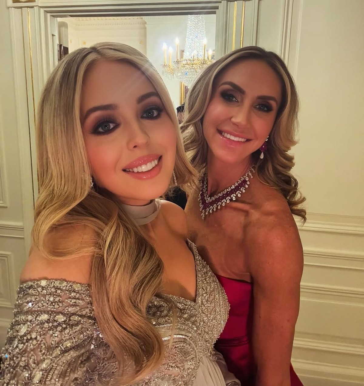 Tiffany et sa belle-sœur, Lara Trump.
