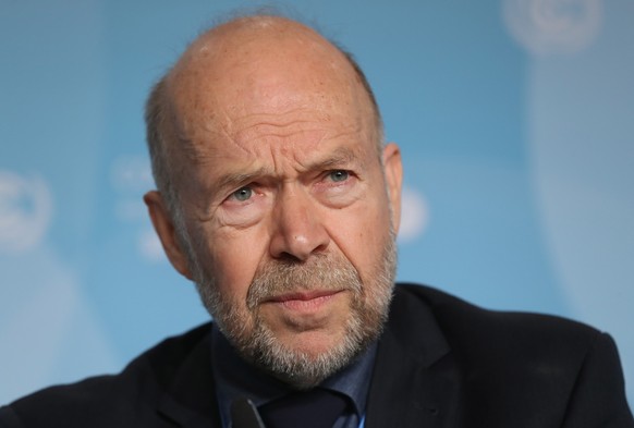 BONN, GERMANY - NOVEMBER 06: Climate expert and activist James Hansen attends a press conference at the COP 23 United Nations Climate Change Conference on November 6, 2017 in Bonn, Germany. The confer ...