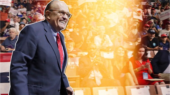 Rudy Giuliani bei eine Wahlkampfveranstaltung im August 2019 in Manchester, N.H.