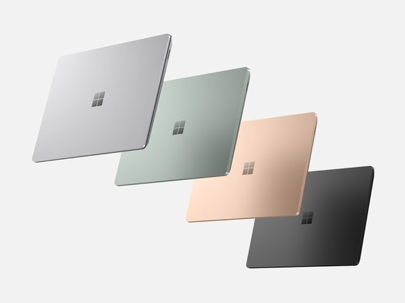 Den Surface Laptop gibt es neu in einem grünen Farbton.