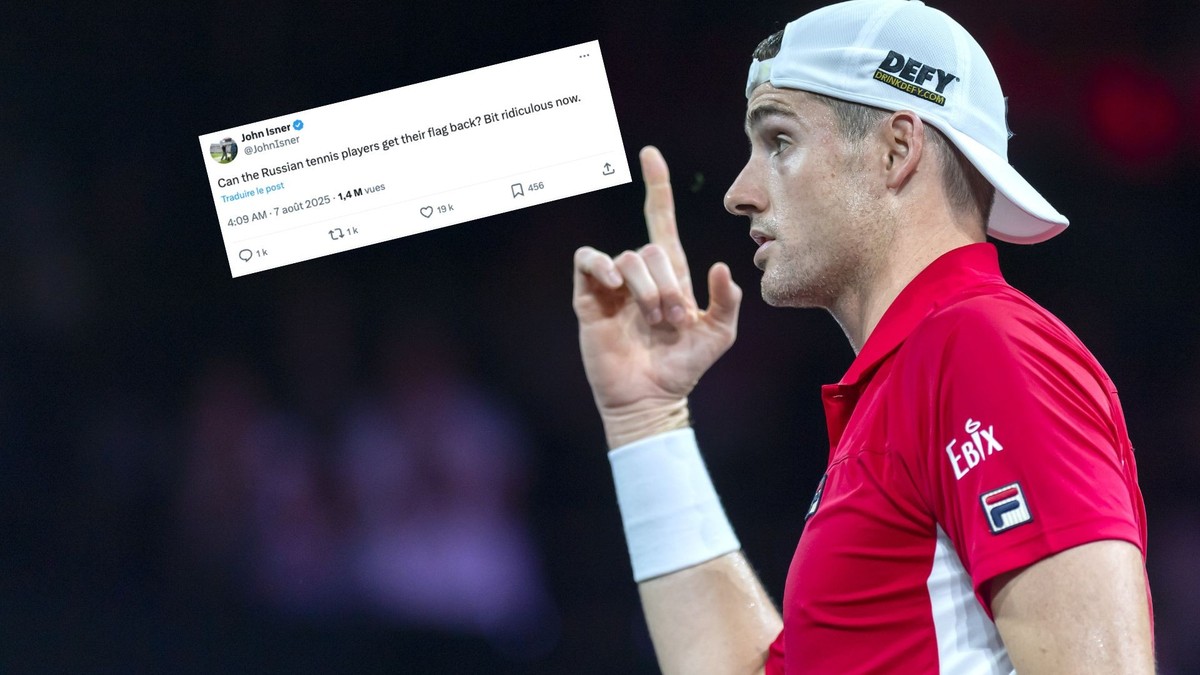 Le message sur X de John Isner a fait beaucoup parler.