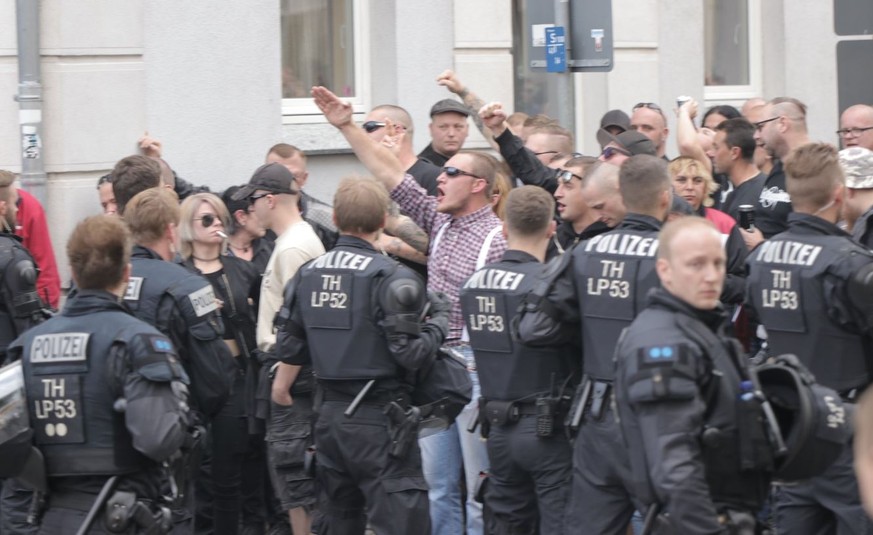 Immer wieder wurden in&nbsp;Apolda Hitlergrüsse gesichtet.&nbsp;