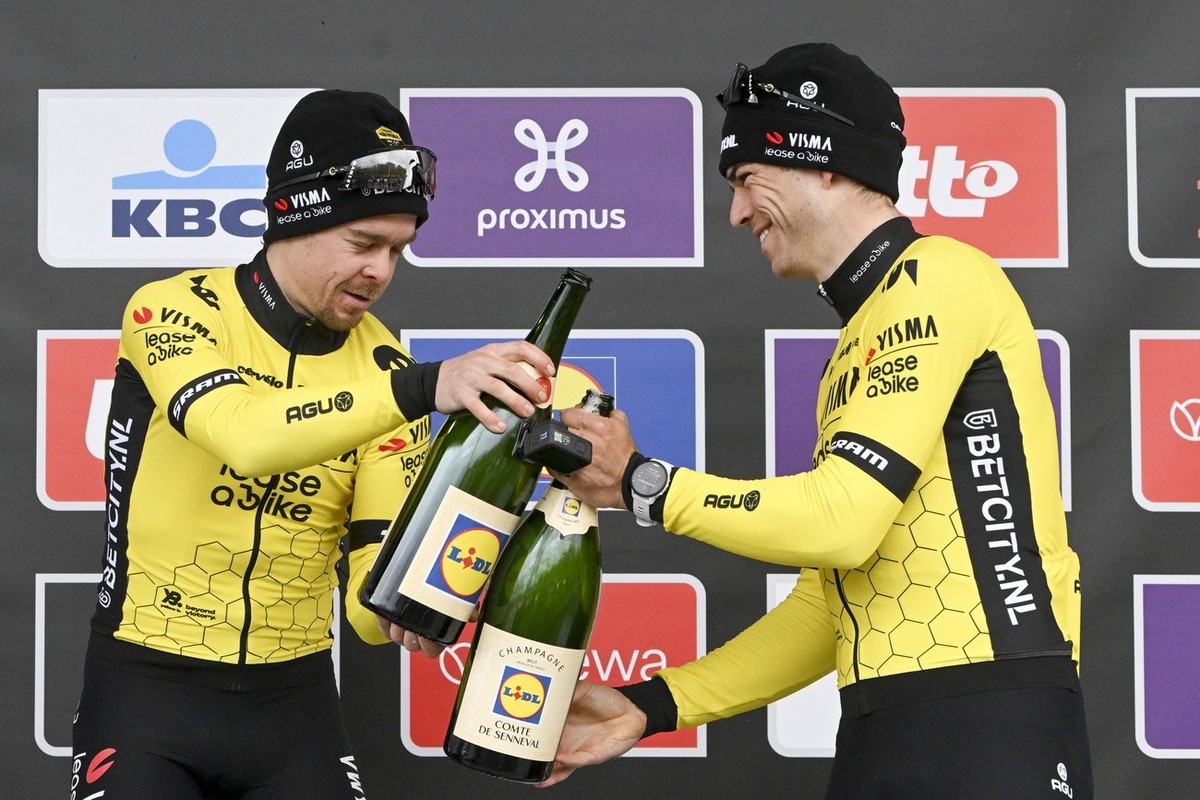 Wout van Aert et Jan Tratnik