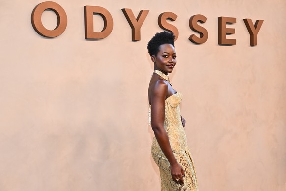 Lupita Nyong'o attends the premiere of "The Odyssey" at AMC Lincoln Square on Tuesday, July 14, 2026, in New York. (Photo by Evan Agostini/Invision/AP)
Lupita Nyong'o
