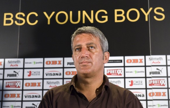 Der kroatisch-schweizerische Doppelbuerger Vladimir Petkovic, ehemaliger Trainer der AC Bellinzona, wird als neuer Trainer der ersten Mannschaft des BSC Young Boys vorgestellt am Sonntag. 10. August 2 ...