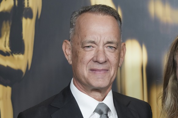 FILE - Tom Hanks arrives at the 15th Governors Awards, Nov. 17, 2024, at The Ray Dolby Ballroom in Los Angeles. (Photo by Jordan Strauss/Invision/AP, File)
Tom Hanks