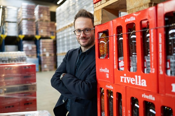 IMAGE DISTRIBUTED FOR RIVELLA AG FOR EDITORIAL USE ONLY - Silvan Brauen, co-CEO del Gruppo Rivella, parla di un buon anno finanziario 2024 per il produttore svizzero di bevande. // Weiterer Text ueber ...