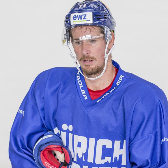 ZSC-Spieler Roman Cervenka beim Trainingsauftakt in der Eishalle in Oerlikon aufgenommen am Freitag, 10. Juli 2018, in Zuerich. (KEYSTONE/Aladin Klieber)