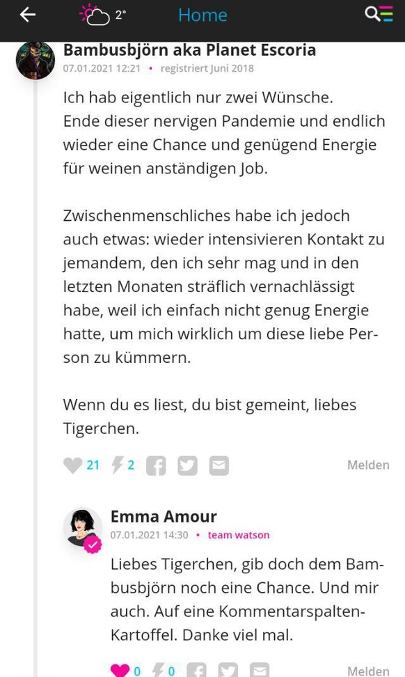 Der Originalscreenshot von anno dazumal! Schon fast ein Geschichtsdokument!