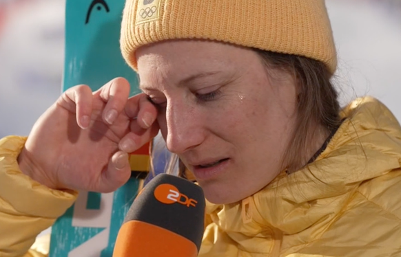 Am Ende kommen Lena Dürr doch noch die Tränen.