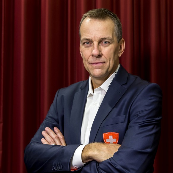 Tommy Albelin, Assistenztrainer, waehrend einem Medientermin zum Saisonstart der Herren A-Nationalmannschaft am Dienstag, 1. November 2016, in Opfikon. (KEYSTONE/Alexandra Wey)