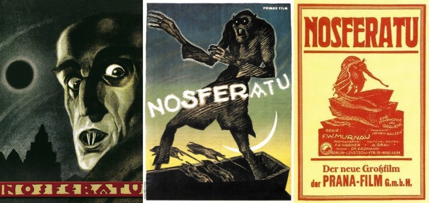 filmplakate für nosferatu 1922 vampirfilm expressionismus