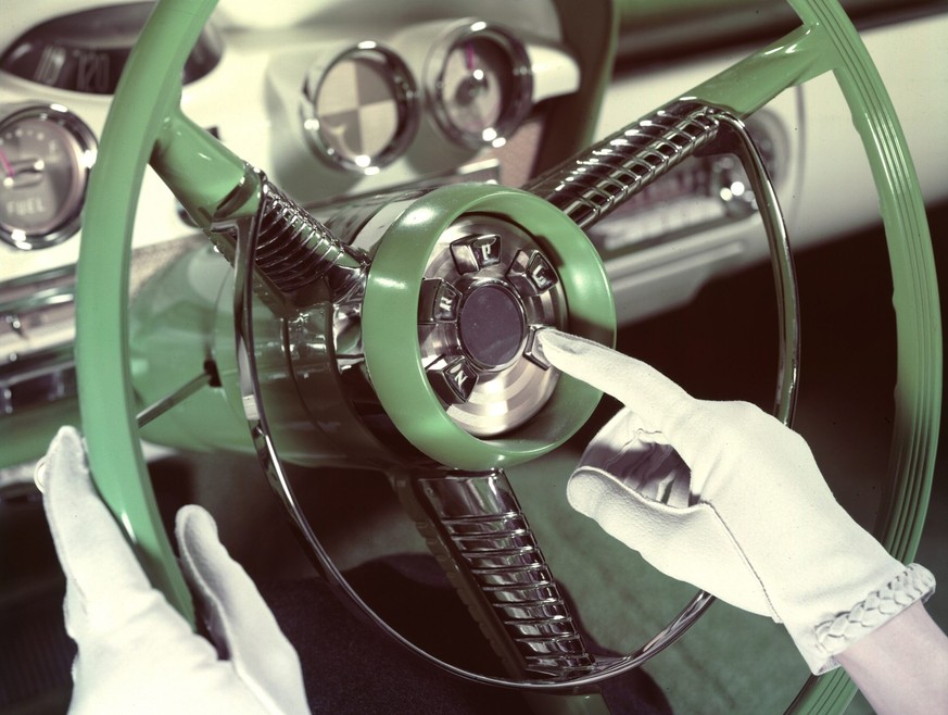 1958 Edsel &quot;Teletouch&quot; 
https://maynardsgarage.com/2020/05/07/vin-car-pic-1958-edsel/