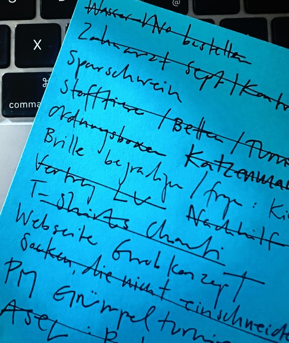 To-do-Listen, die tatsächlich irgendwann erledigt sind: nur möglich bei sturmfrei