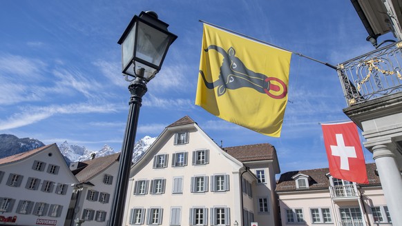 Das Rathaus in Altdorf anlaesslich der Urner Regierungsratswahlen vom Sonntag, 8. Maerz 2020 im Rathaus in Altdorf. (KEYSTONE/Urs Flueeler).
