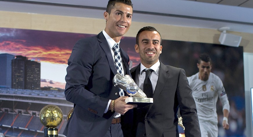 Der wohl berühmteste Berater: Jorge Mendes mit einem seiner Schützlinge: Cristiano Ronaldo.