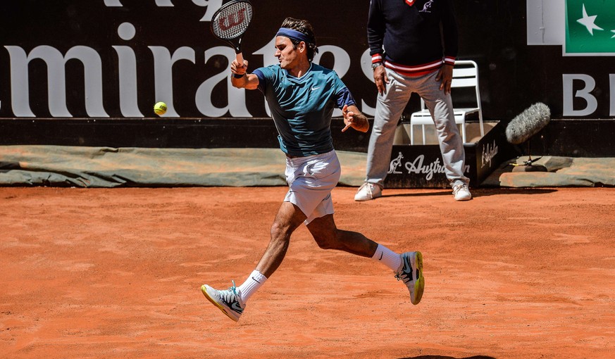 Federer war gegen Chardy zu oft in der Defensive.