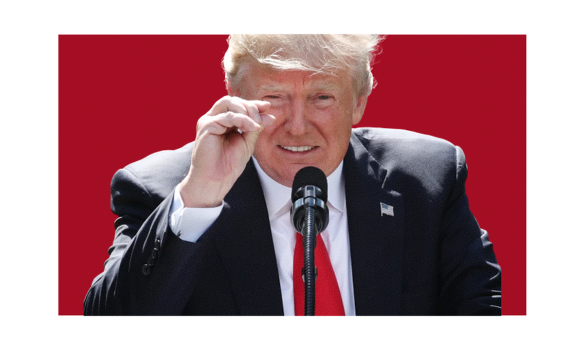 Le républicain Ron DeSantis porte régulièrement des chaussures légèrement rehaussées. Selon Donald Trump, ce n'est pas son seul souci de grandeur.