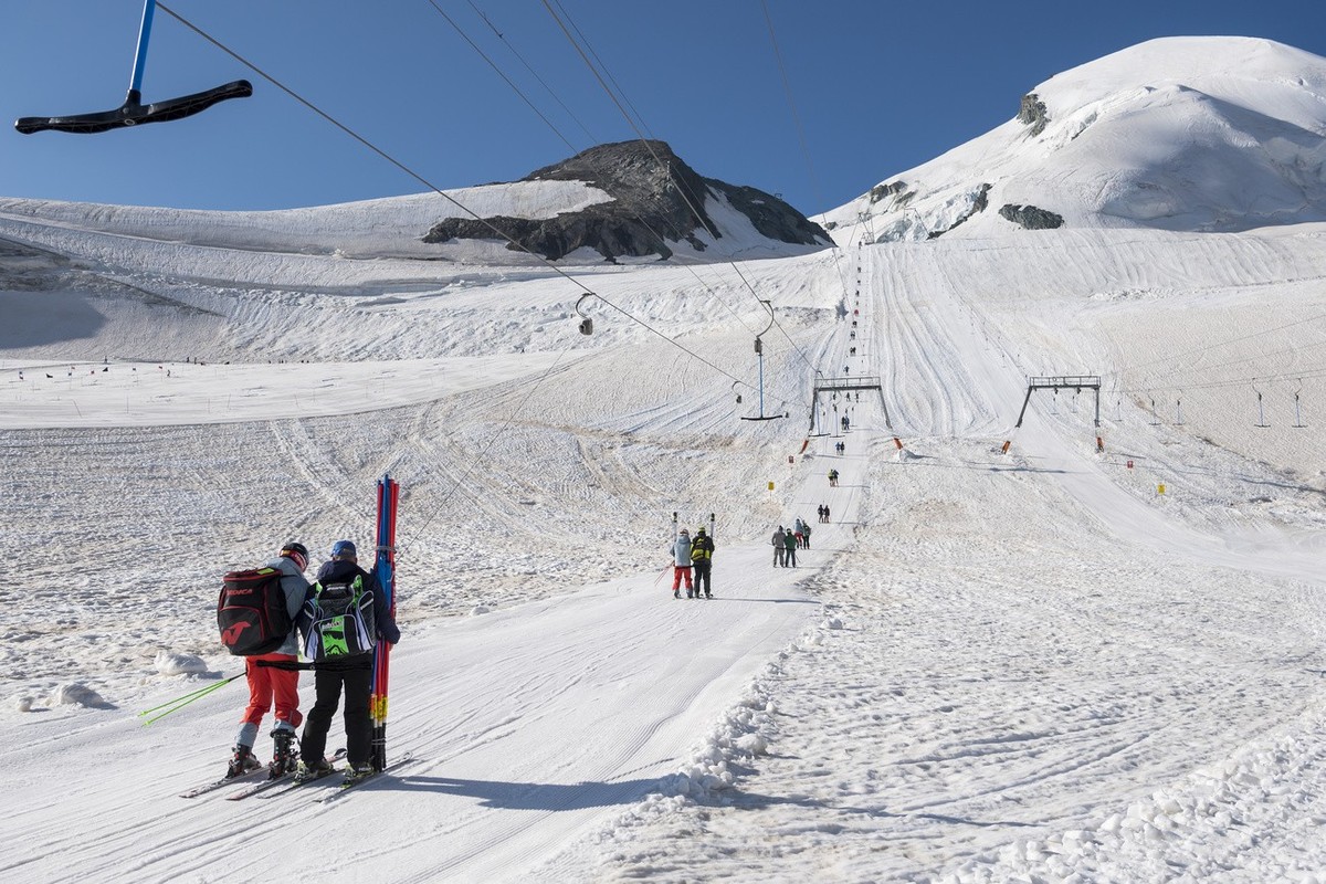 Comme ici, à Saas-Fee, en 2019.