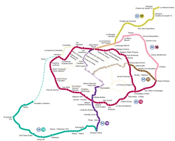 Metronetz Paris
