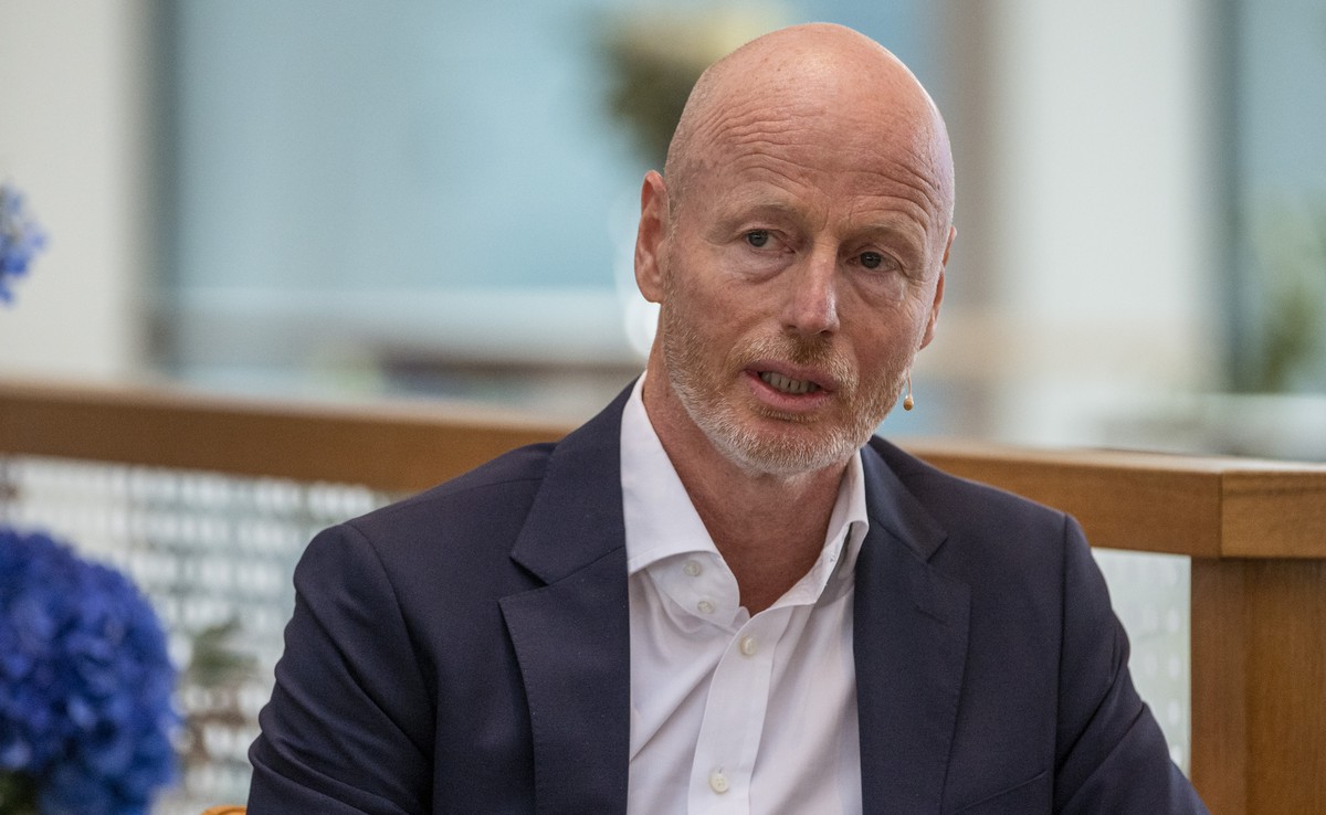 Der CEO von Ringier Marc Walder anlaesslich des Swiss Media Forum vom Donnerstag, 15. September 2022 auf dem Motorschiff Diamant auf dem Vierwaldstaettersee in Luzern. (KEYSTONE/Urs Flueeler)