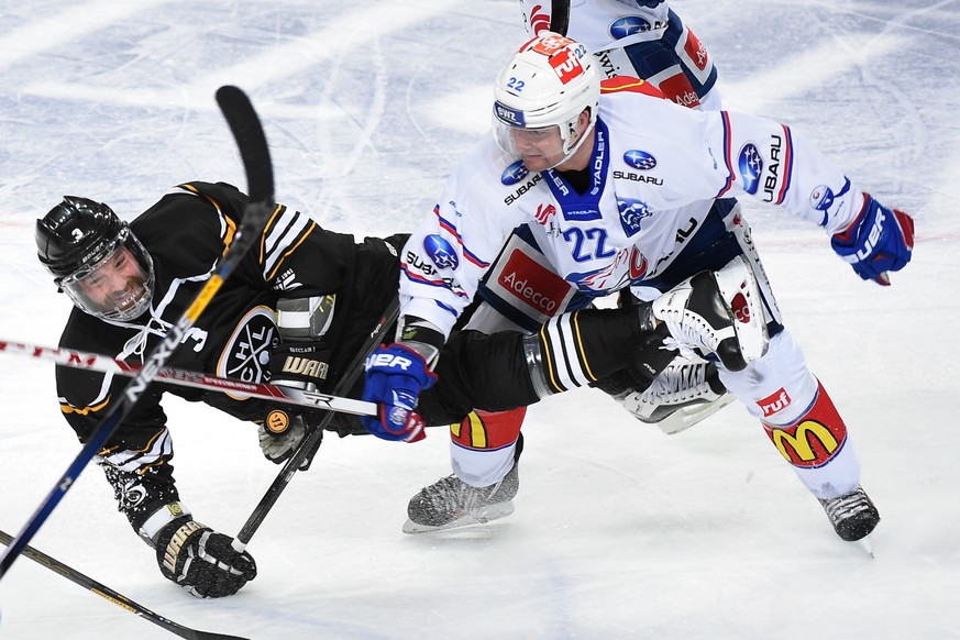 Lugano wird von den ZSC Lions gefällt.