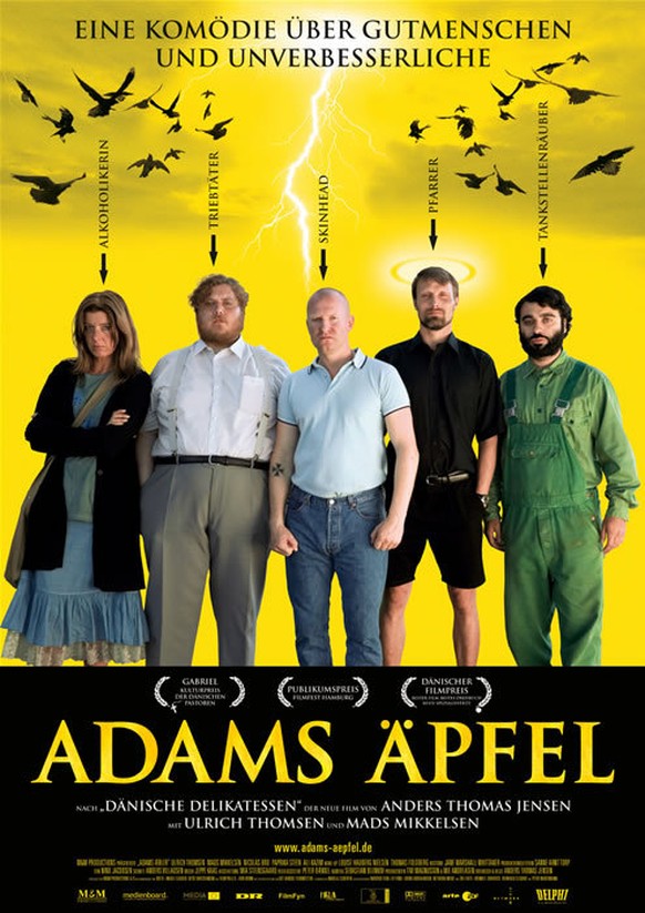 Genug von normalen Filmen? Dann wird es Zeit für 11 der kontroversesten Filme aller Zeiten
...und einer meiner Lieblingsfilme:

&quot;Adams Äpfel&quot;