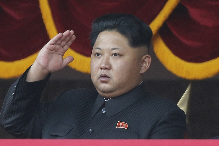 In this Oct. 10, 2015, file photo, North Korean leader Kim Jong Un salutes at a parade in Pyongyang, North Korea. Its a single image released by an enormous propaganda apparatus, showing a note handw ...